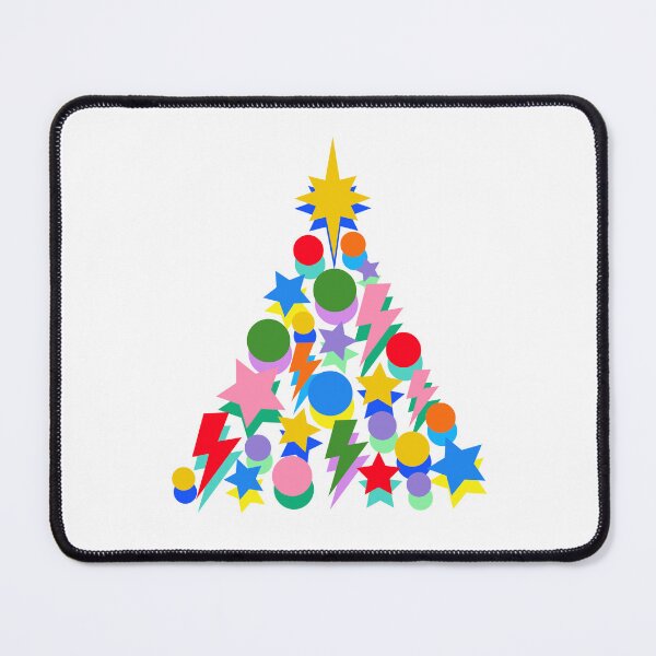 Item preview, Bright Colour Christmas Tree, Lightning, Star and Baubles designed and sold by OneThreeSix.