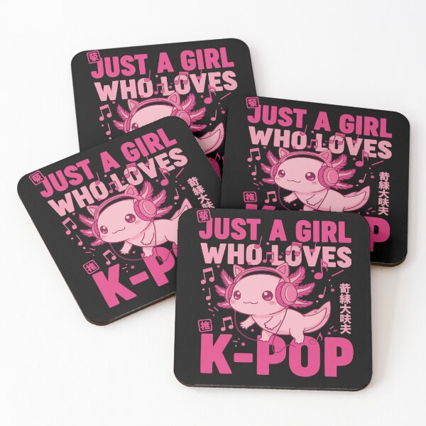 Item preview, Just A Girl Who Loves K-Pop Cute Korean Music designed and sold by LuminOrb.