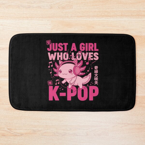 Item preview, Just A Girl Who Loves K-Pop Cute Korean Music designed and sold by LuminOrb.