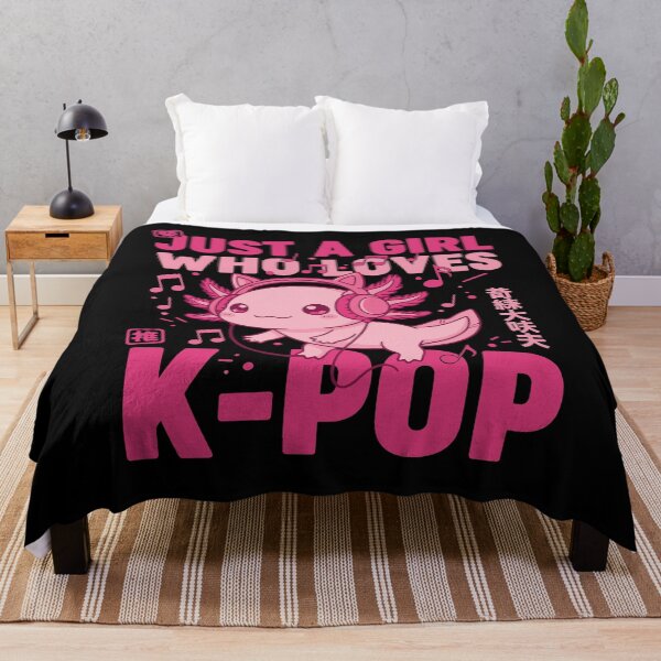 Item preview, Just A Girl Who Loves K-Pop Cute Korean Music designed and sold by LuminOrb.