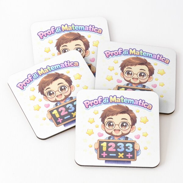Item preview, Kawaii Prof Matematica Italiano Sticker Carino designed and sold by OrikuStudio.