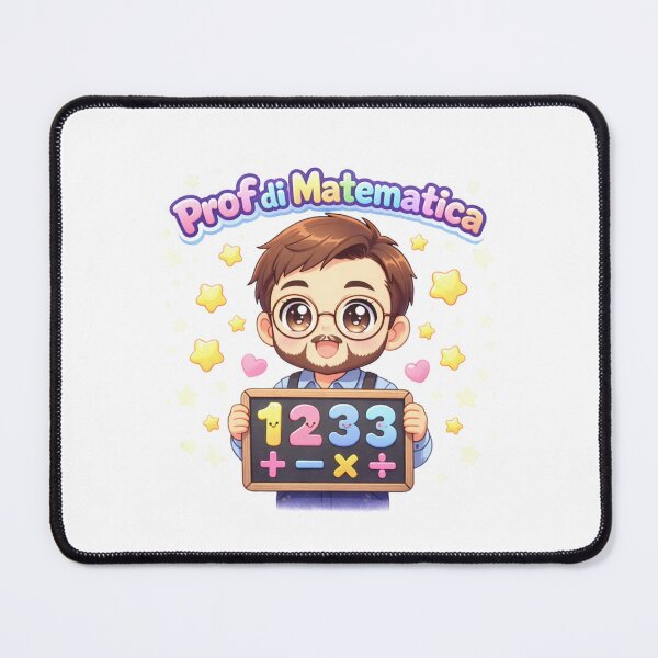 Item preview, Kawaii Prof Matematica Italiano Sticker Carino designed and sold by OrikuStudio.