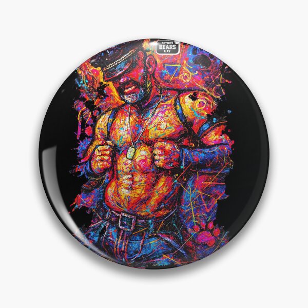 Item preview, Bear Art Vibrant Tee designed and sold by sitgesbearsgay.