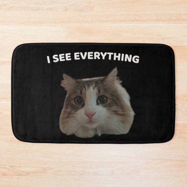 Item preview, I See Everything – Watchful Cat Meme Aesthetic Design designed and sold by MB-CatPrints.