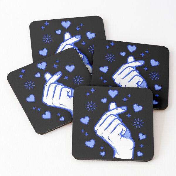 Item preview, Kpop Korean Music Cute Finger Heart Love Korea Pop designed and sold by LuminOrb.