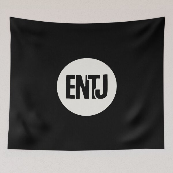 Item preview, ENTJ Minimalist Personality Typography Design designed and sold by trepiu.