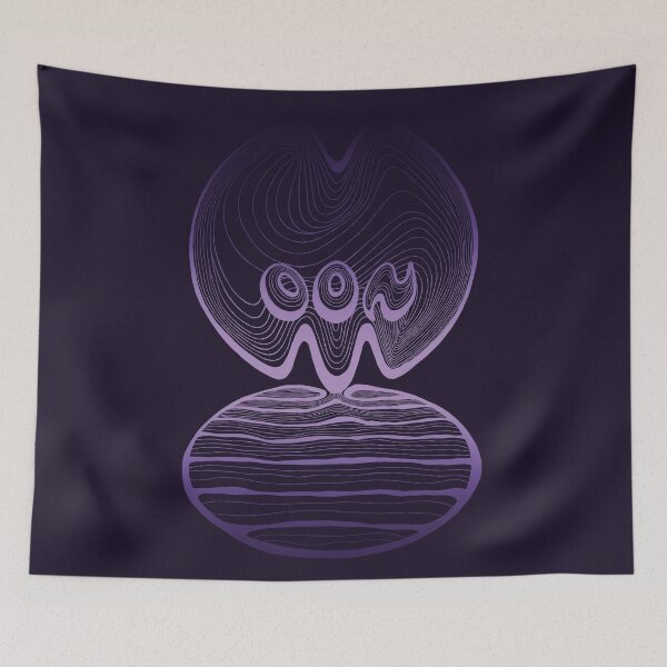 Item preview, Moon Typography - Ultra Violet designed and sold by bignose1977.
