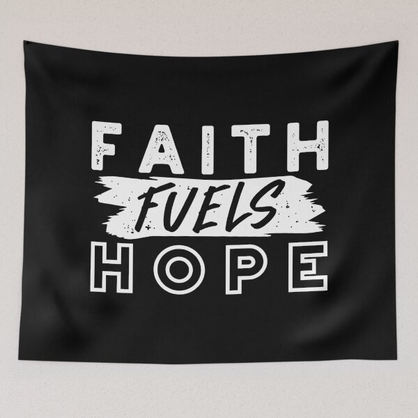 Item preview, Inspirational Faith Quote – Faith Fuels Hope Christian Art designed and sold by FlinArt.