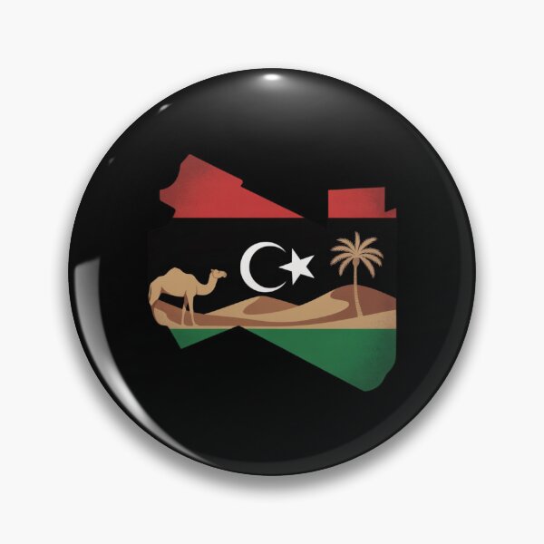 Item preview, Libya Flag Integrated Design – Minimalist Illustration designed and sold by Timeless Design.