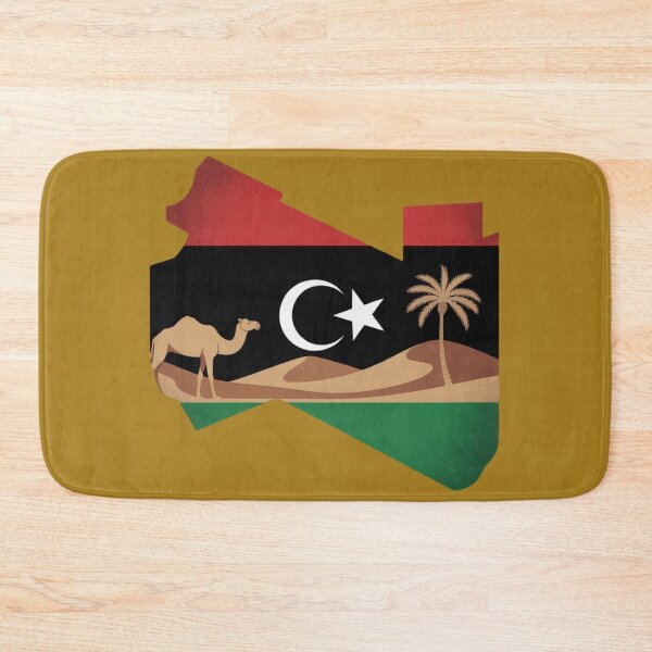 Item preview, Libya Flag Integrated Design – Minimalist Illustration designed and sold by Timeless Design.