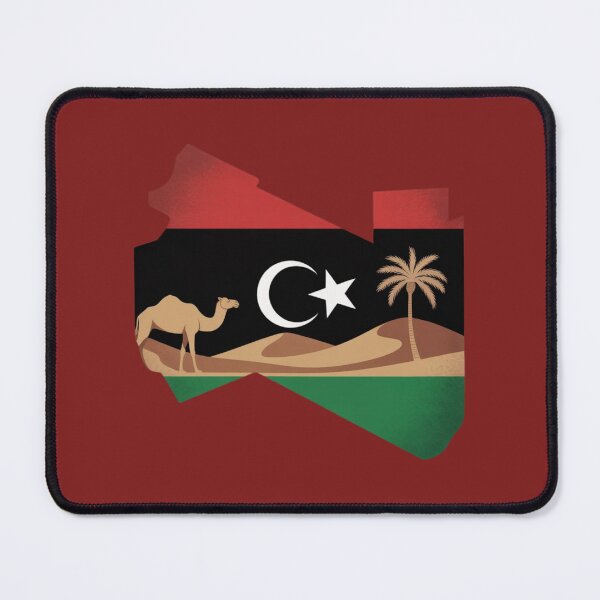 Item preview, Libya Flag Integrated Design – Minimalist Illustration designed and sold by Timeless Design.