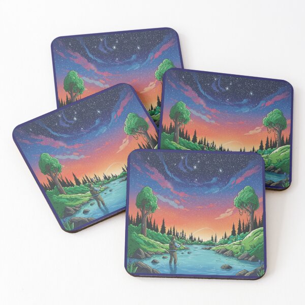 Item preview, Fishing under the stars designed and sold by Stefanrajzer.