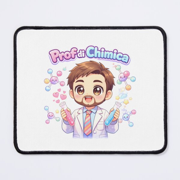 Item preview, Kawaii Prof Chimica Italiano Sticker Carino designed and sold by OrikuStudio.