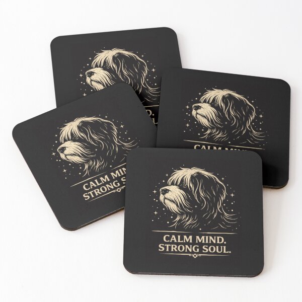 Item preview, Tibetan Terrier Personality Art – Calm Mind Strong Soul designed and sold by Mosogoloso.