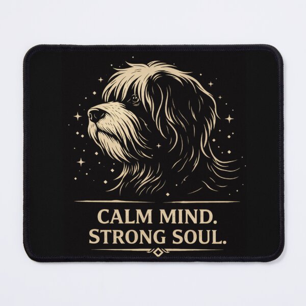 Item preview, Tibetan Terrier Personality Art – Calm Mind Strong Soul designed and sold by Mosogoloso.