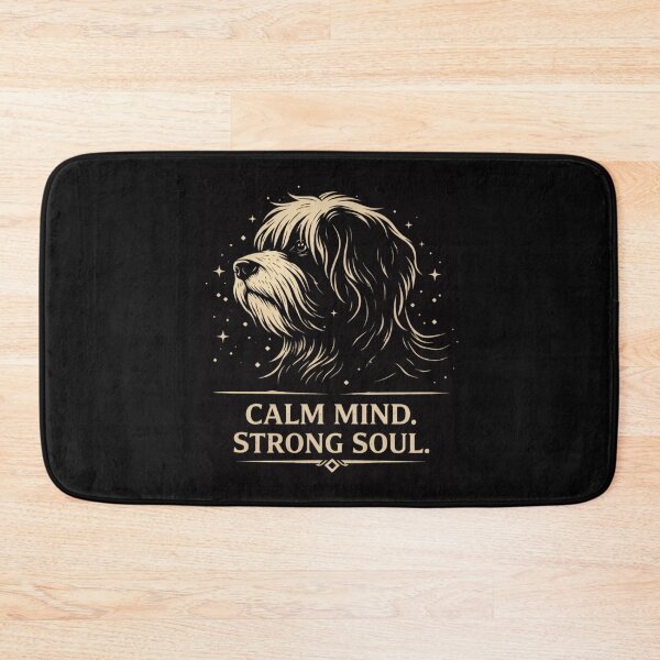 Item preview, Tibetan Terrier Personality Art – Calm Mind Strong Soul designed and sold by Mosogoloso.