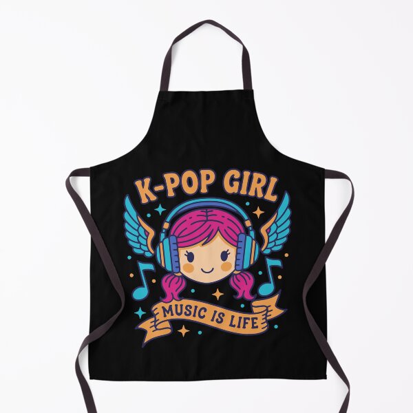 Item preview, K-Pop GIRL MUSIC IS LIFE Kpop Korean Pop Music designed and sold by LuminOrb.