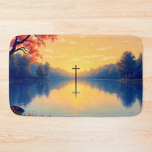 Item preview, Cross in Tranquil Waters designed and sold by Pastor Reeves Studio.