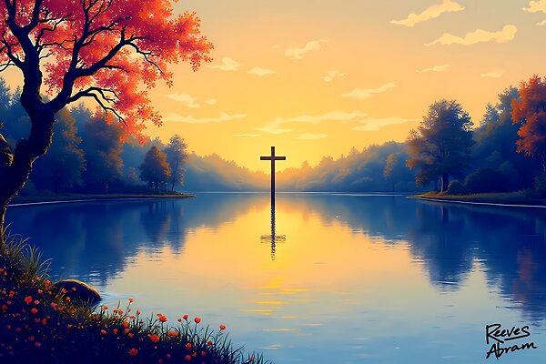 Cross in Tranquil Waters