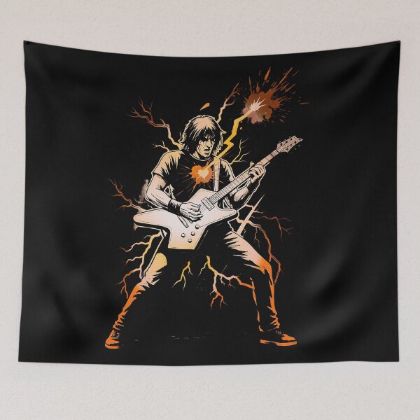 Item preview, Electric Storm Guitarist YlwOrg designed and sold by UrbanPrts.