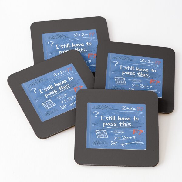 Item preview, I Still Have to Pass This – Funny Math Notebook Design designed and sold by Studio Yvonne .