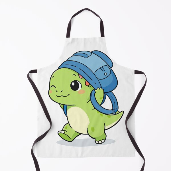 Item preview, Cute Dinosaur with Backpack – Adorable Back to School Cartoon Dino designed and sold by MeeraArts&Crafts.