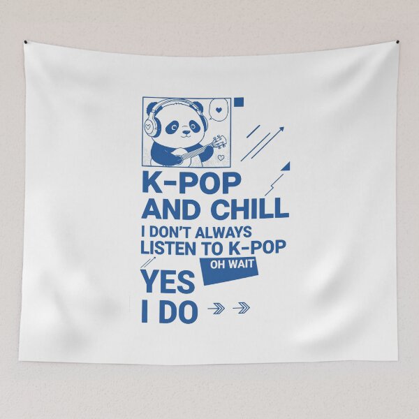 Item preview, K-Pop And Chill I Dont Always Listen To K-Pop designed and sold by LuminOrb.