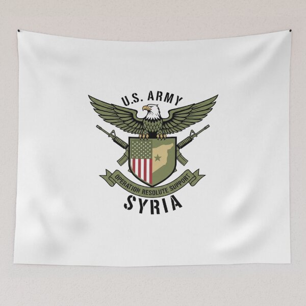 Item preview, US Army Operations in Syria - Tactical Military Gear designed and sold by PopPizzazz.