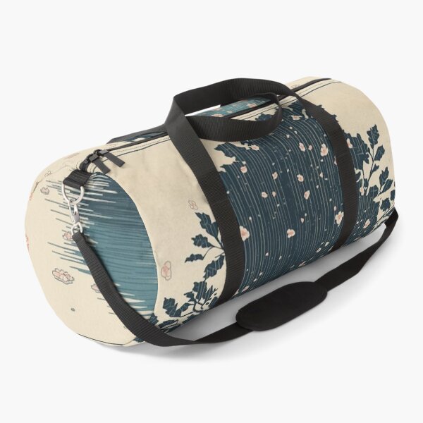 Item preview, Rainy Bridge in Bloom | Surreal Ukiyo-e Sakura & Lantern Art designed and sold by Vandy Fullam.