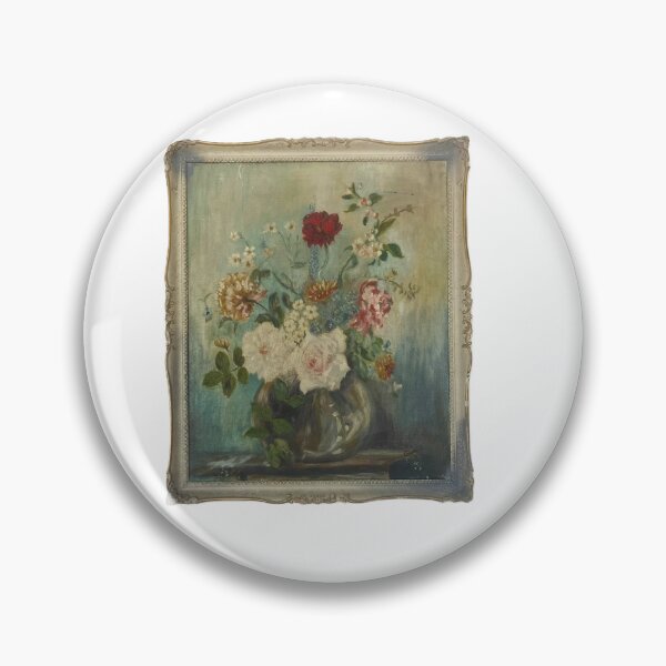 Item preview, Vintage Floral Still Life in Ornate Frame designed and sold by Lawn073.