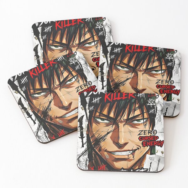 Item preview, Cursed Sorcerer Outcast – Dark Anime Anti-Hero Energy Art designed and sold by Dyan4.