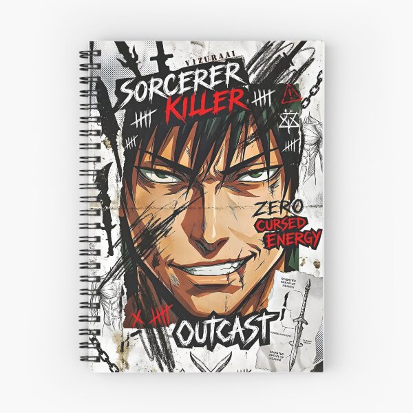 Item preview, Cursed Sorcerer Outcast – Dark Anime Anti-Hero Energy Art designed and sold by Dyan4.