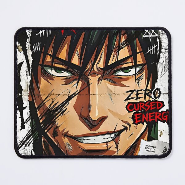 Item preview, Cursed Sorcerer Outcast – Dark Anime Anti-Hero Energy Art designed and sold by Dyan4.