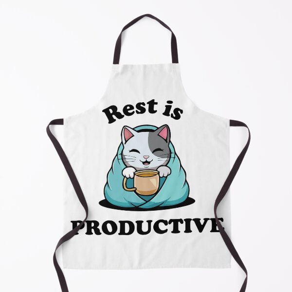 Item preview, Rest is Productive - Cute Cat Lover Print designed and sold by love creative.