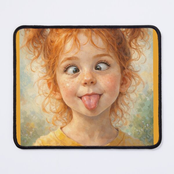 Item preview, Playful Red-Haired Child designed and sold by LuluLeb.