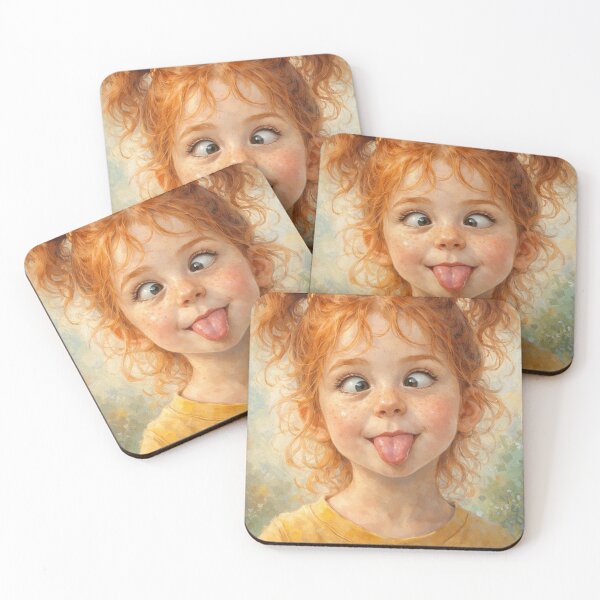 Item preview, Playful Red-Haired Child designed and sold by LuluLeb.