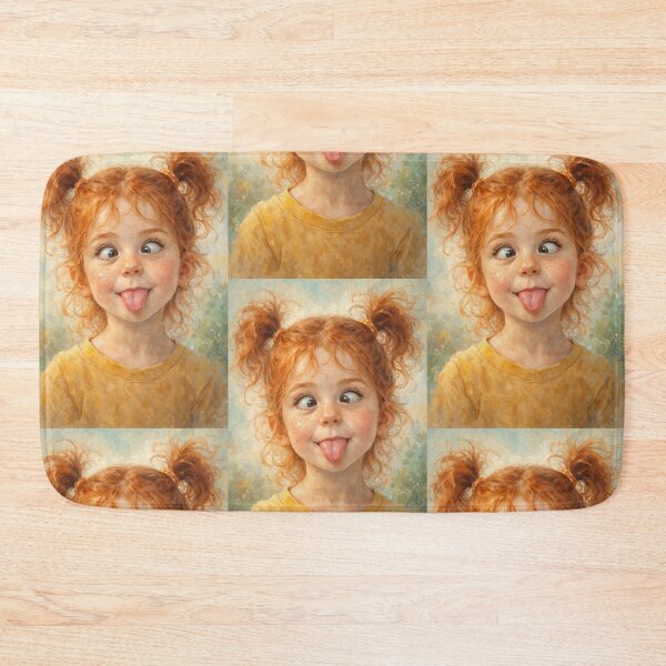 Item preview, Playful Red-Haired Child designed and sold by LuluLeb.