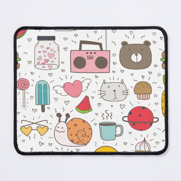 Item preview, Funky 90s Style Cartoon Doodle Print designed and sold by Tamer ⭐⭐⭐⭐⭐.
