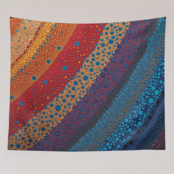 Item preview, Aboriginal Inspired Art - With Lava and Water Lines designed and sold by GrinGalore.