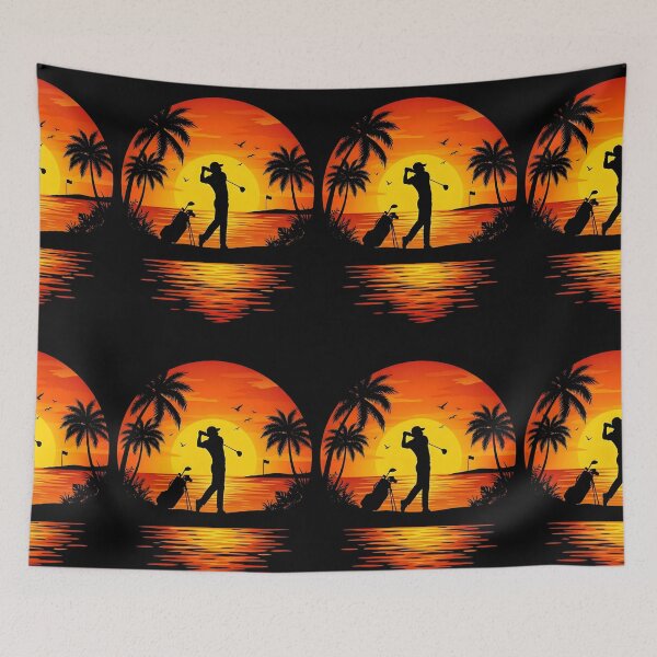 Item preview, Golfer's Sunset designed and sold by RobertMartinArt.