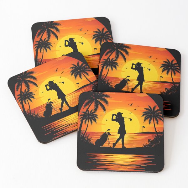 Item preview, Golfer's Sunset designed and sold by RobertMartinArt.