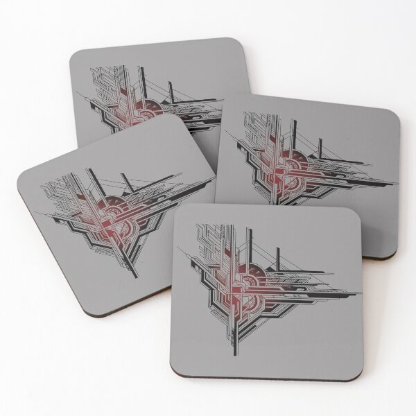 Item preview, Art Déco Elegance BlkRed designed and sold by UrbanPrts.