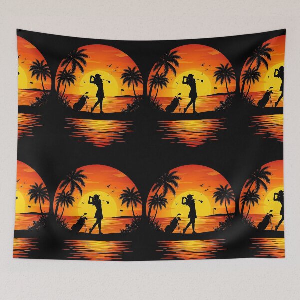 Item preview, Golfer's Sunset designed and sold by RobertMartinArt.