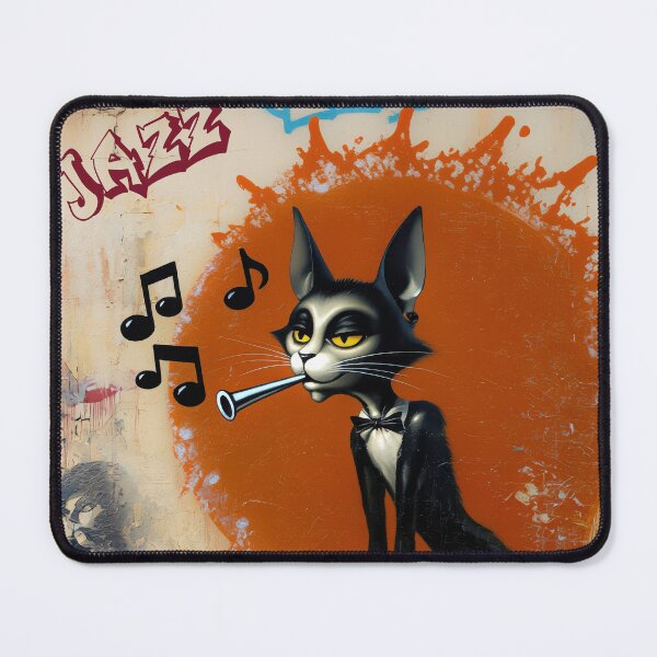Item preview, Funky Jazz Cat 3 designed and sold by Andy Gambino Art.