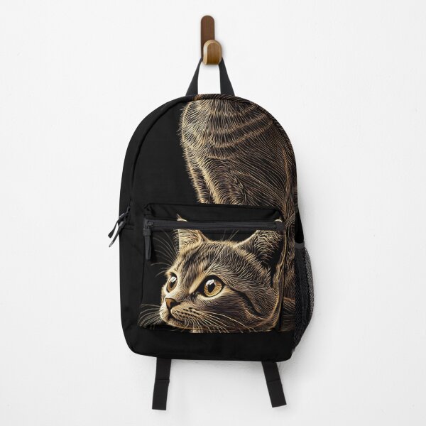 Item preview, Feline Elegance Golden designed and sold by UrbanPrts.