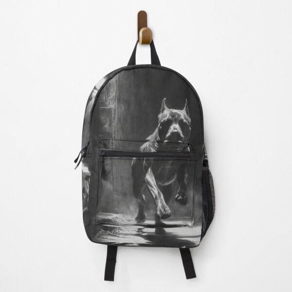 Item preview, A powerful Pit Bull sprinting through a gritty urban alley, Dogs in Motion designed and sold by CDC40.
