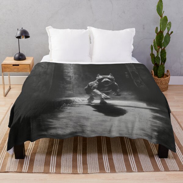 Item preview, A powerful Pit Bull sprinting through a gritty urban alley, Dogs in Motion designed and sold by CDC40.