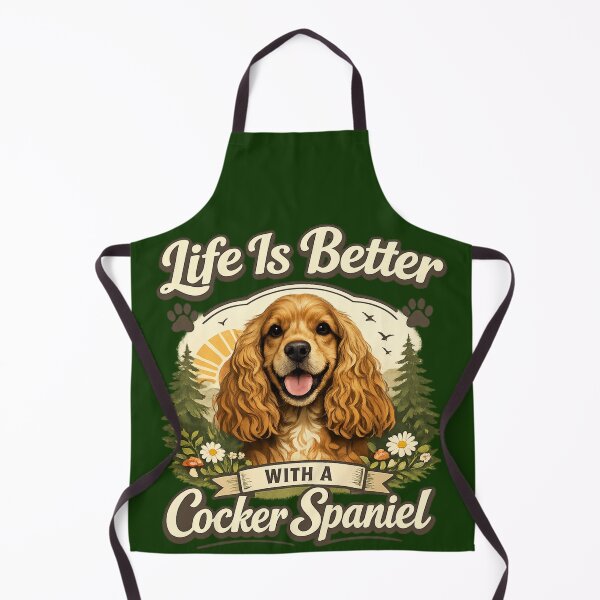 Item preview, Life Is Better With A Loyal Cocker Spaniel designed and sold by Tender Flower Clothing.
