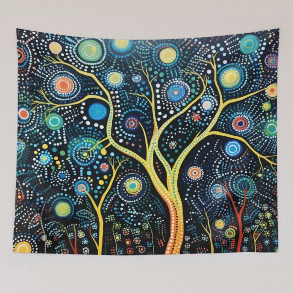Item preview, Aboriginal Inspired Art - In The Daintree Rainforest designed and sold by GrinGalore.
