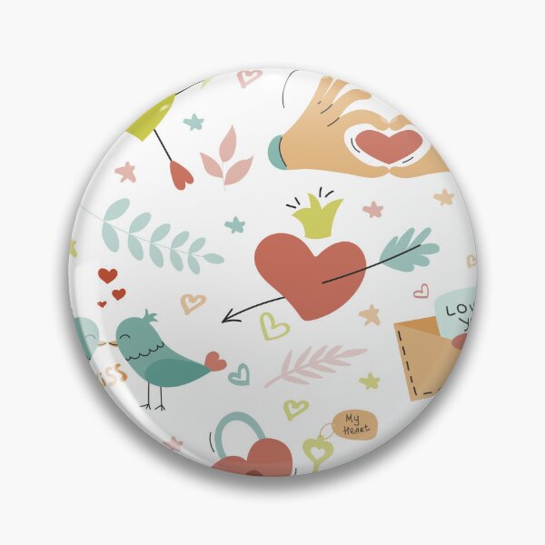 Item preview, Cute Valentine’s Day Doodles – Love & Romance Pattern designed and sold by Tamer ⭐⭐⭐⭐⭐.
